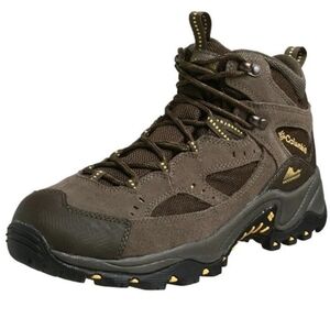 Columbia Hiking Boot, brown Waterproof Leather mens size 7.5, Winter Boot